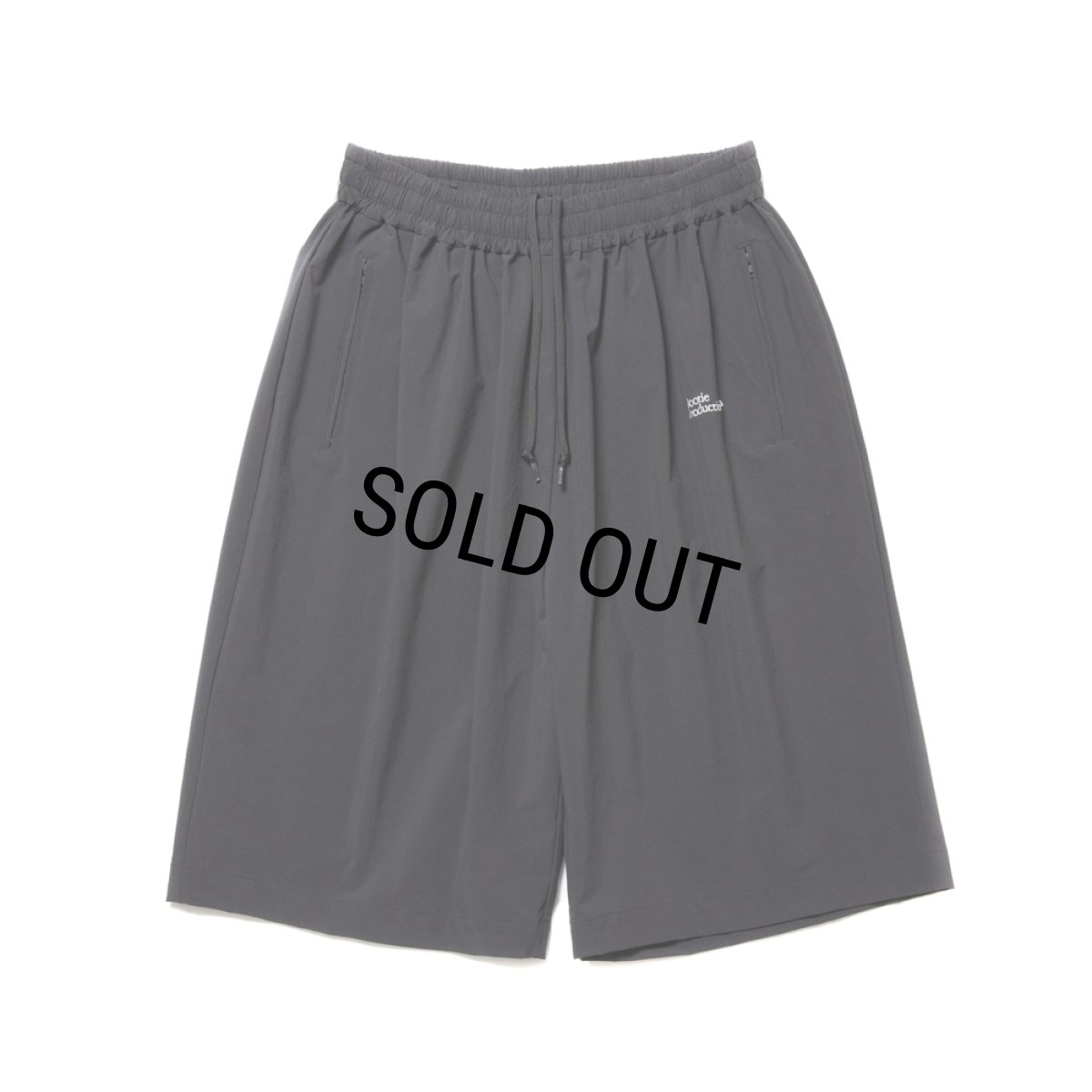 画像1: COOTIE PRODUCTIONS/Nylon Light Cloth Wide Training Shorts（Black）［ワイドトレーニングショーツ-24春夏］ (1)