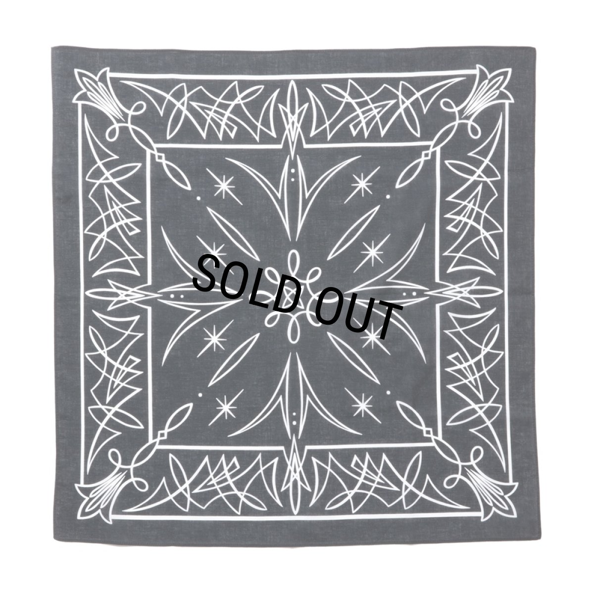 画像1: COOTIE PRODUCTIONS/Cotton Bandana（Pinstripe）［バンダナ-24春夏］ (1)