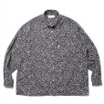 画像1: COOTIE PRODUCTIONS/Allover Printed Broad L/S Shirt（Black）［総柄ブロードシャツ-24春夏］ (1)