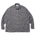 画像1: COOTIE PRODUCTIONS/Allover Printed Broad L/S Shirt（Black）［総柄ブロードシャツ-24春夏］ (1)