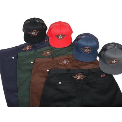 画像3: PORKCHOP/MESH CAP EAGLE P（×MASSES）（CHARCOAL）［メッシュキャップ-24春夏］