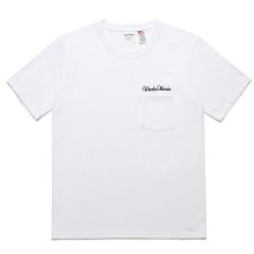 画像1: WACKO MARIA/US FABRIC POCKET T-SHIRT（WHITE）［刺繍ポケT-24春夏］ (1)