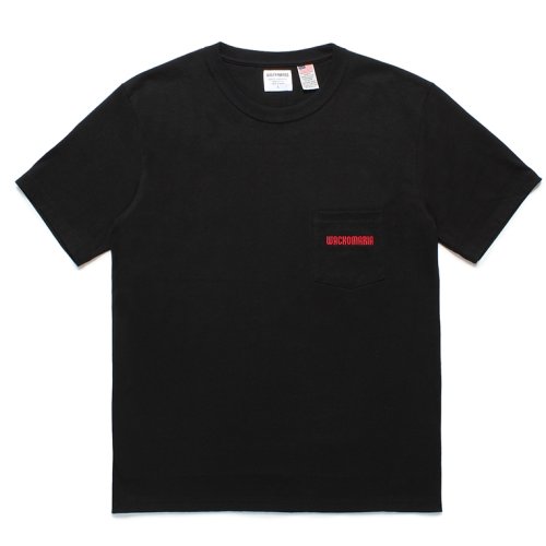 他の写真1: WACKO MARIA/US FABRIC POCKET T-SHIRT（BLACK）［刺繍ポケT-24春夏］