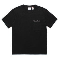 画像1: WACKO MARIA/US FABRIC POCKET T-SHIRT（BLACK）［刺繍ポケT-24春夏］ (1)