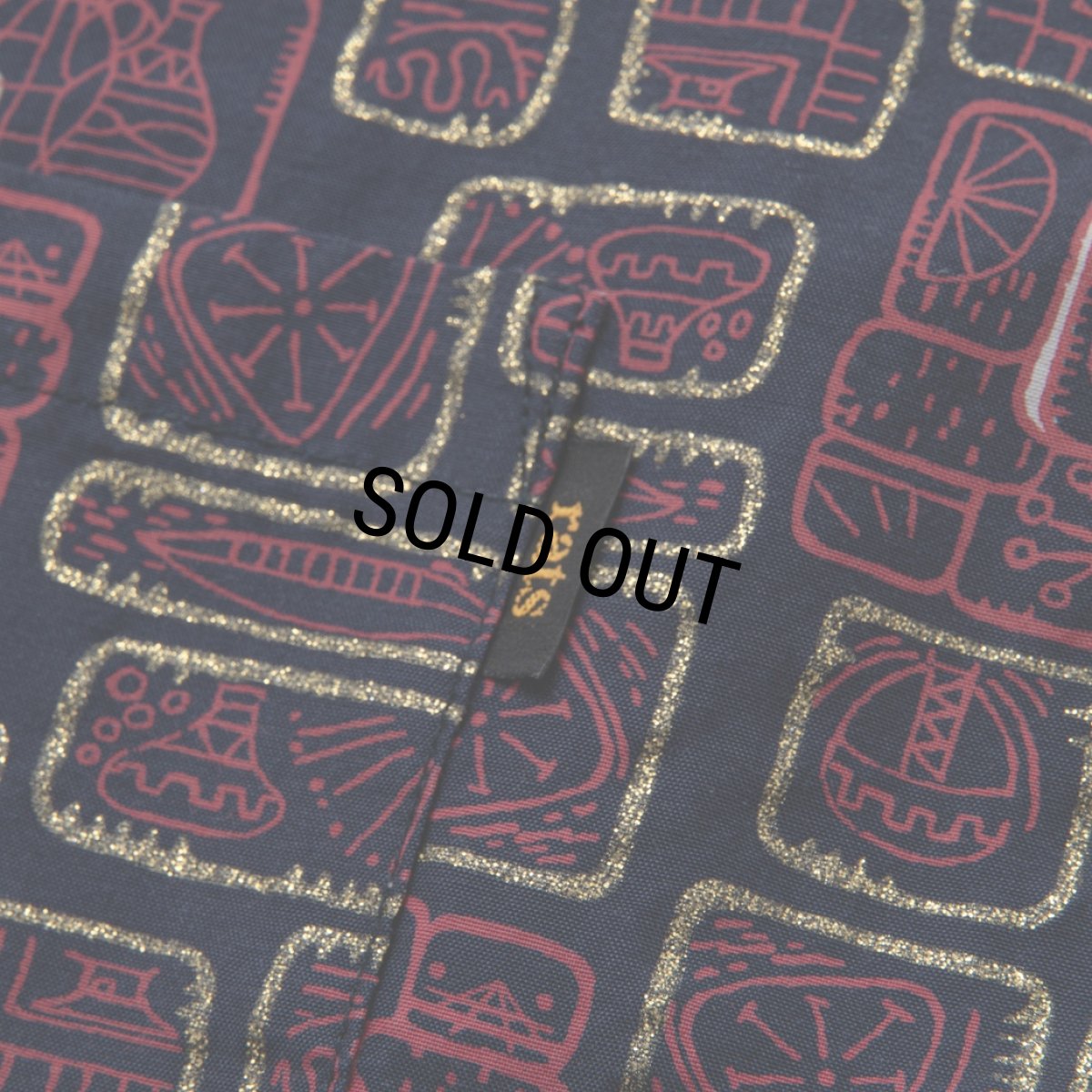 画像4: RATS/GLITTER ATOMIC SHIRT（NAVY）［グリッターアトミックシャツ-24春夏］ (4)