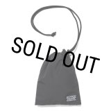 ワコマリア 黒 ドローストリングバッグ ISABEL MARANT｜レザードローストリングバッグ