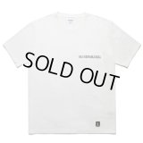 WACKO MARIA/STANDARD T-SHIRT（WHITE）［プリントT-24春夏］