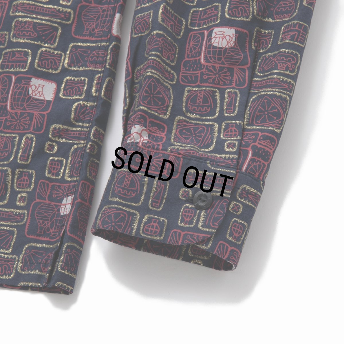 画像5: RATS/GLITTER ATOMIC SHIRT（NAVY）［グリッターアトミックシャツ-24春夏］ (5)