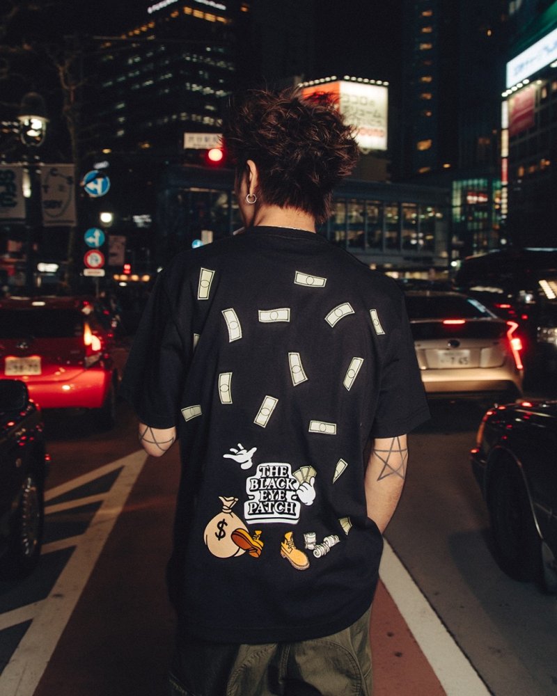 画像3: BlackEyePatch/MAKE IT RAIN TEE（BLACK）
