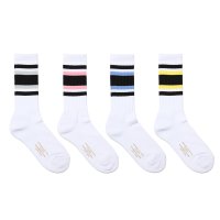 WACKO MARIA/STRIPED SOCKS（各色）［ストライプソックス-24春夏］