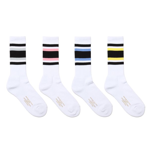 画像1: WACKO MARIA/STRIPED SOCKS（各色）［ストライプソックス-24春夏］