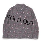 RATS/GLITTER ATOMIC SHIRT（NAVY）［グリッターアトミックシャツ-24春夏］