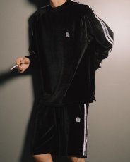 画像3: BlackEyePatch/OG LABEL TAPED VELOUR CREW（BLACK） (3)