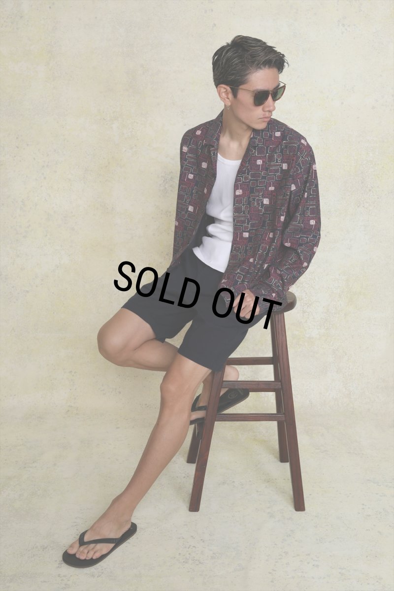 画像7: RATS/GLITTER ATOMIC SHIRT（NAVY）［グリッターアトミックシャツ-24春夏］ (7)