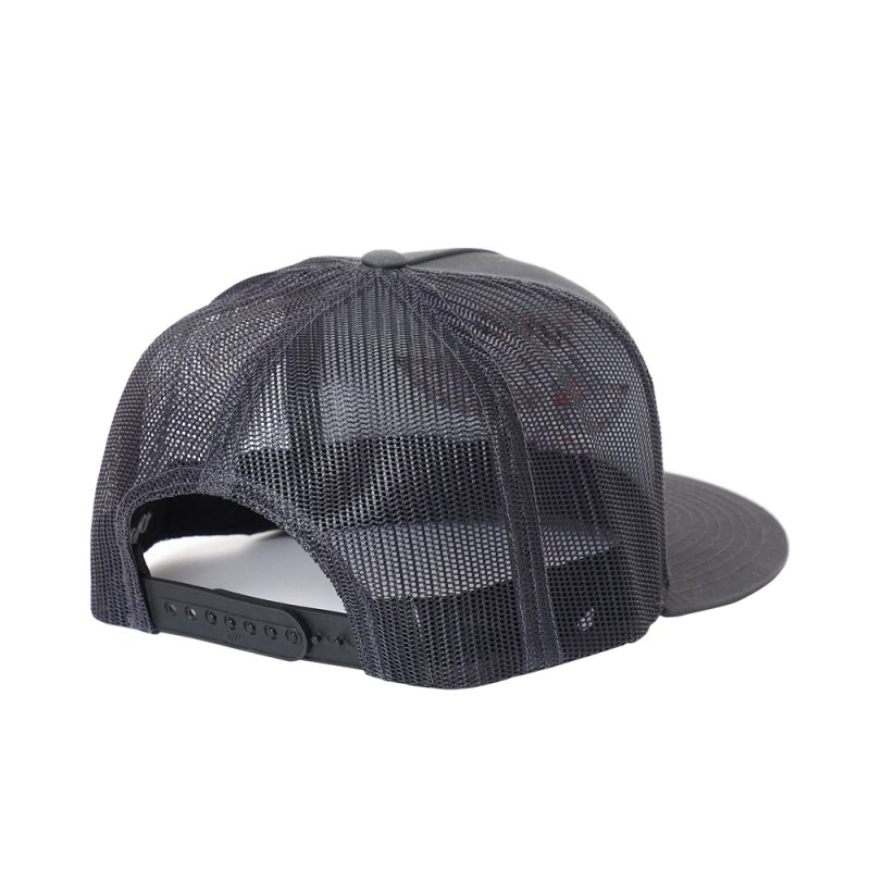 画像2: PORKCHOP/MESH CAP EAGLE P（×MASSES）（CHARCOAL）［メッシュキャップ-24春夏］