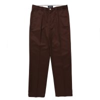 PORKCHOP/HOPSACK PANTS P（BROWN）［ワークパンツ-24春夏］