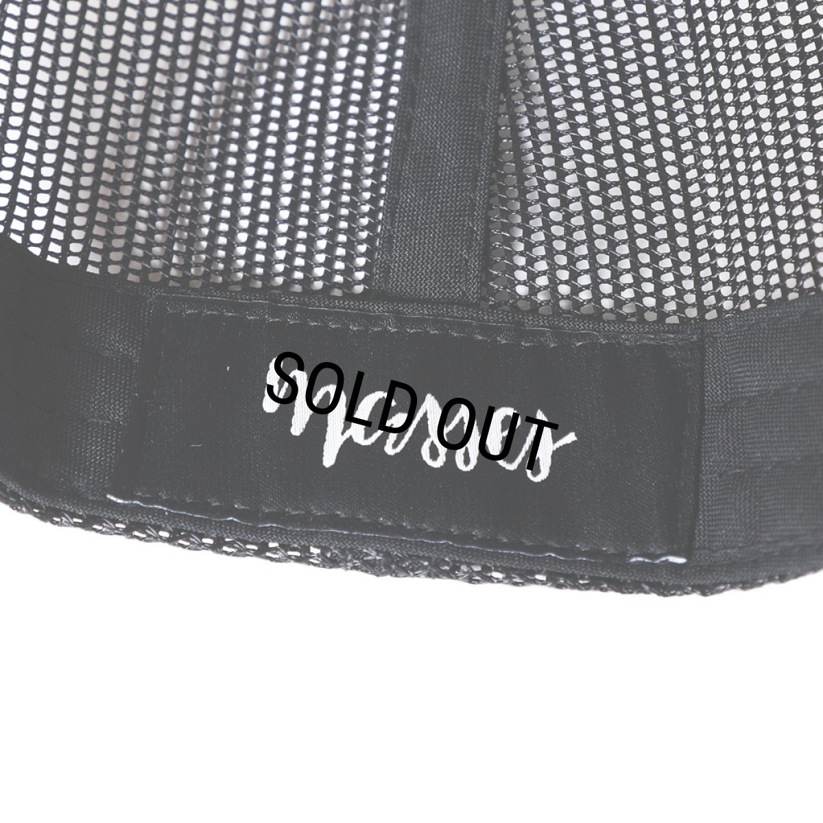 画像4: PORKCHOP/MESH CAP EAGLE P（×MASSES）（BLACK）［メッシュキャップ-24春夏］ (4)