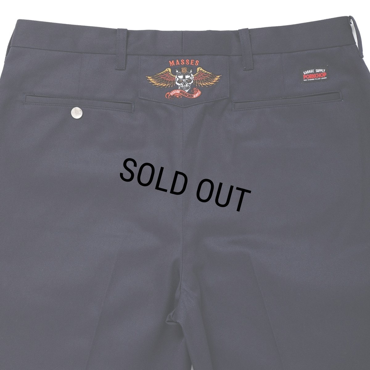 画像7: PORKCHOP/HOPSACK PANTS P（NAVY）［ワークパンツ-24春夏］ (7)