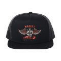 PORKCHOP/MESH CAP EAGLE P（×MASSES）（BLACK）［メッシュキャップ-24春夏］