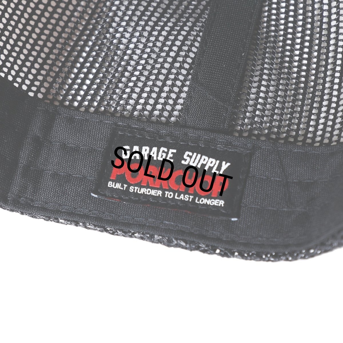 画像5: PORKCHOP/MESH CAP EAGLE P（×MASSES）（BLACK）［メッシュキャップ-24春夏］ (5)