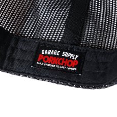 画像5: PORKCHOP/MESH CAP EAGLE P（×MASSES）（BLACK）［メッシュキャップ-24春夏］ (5)