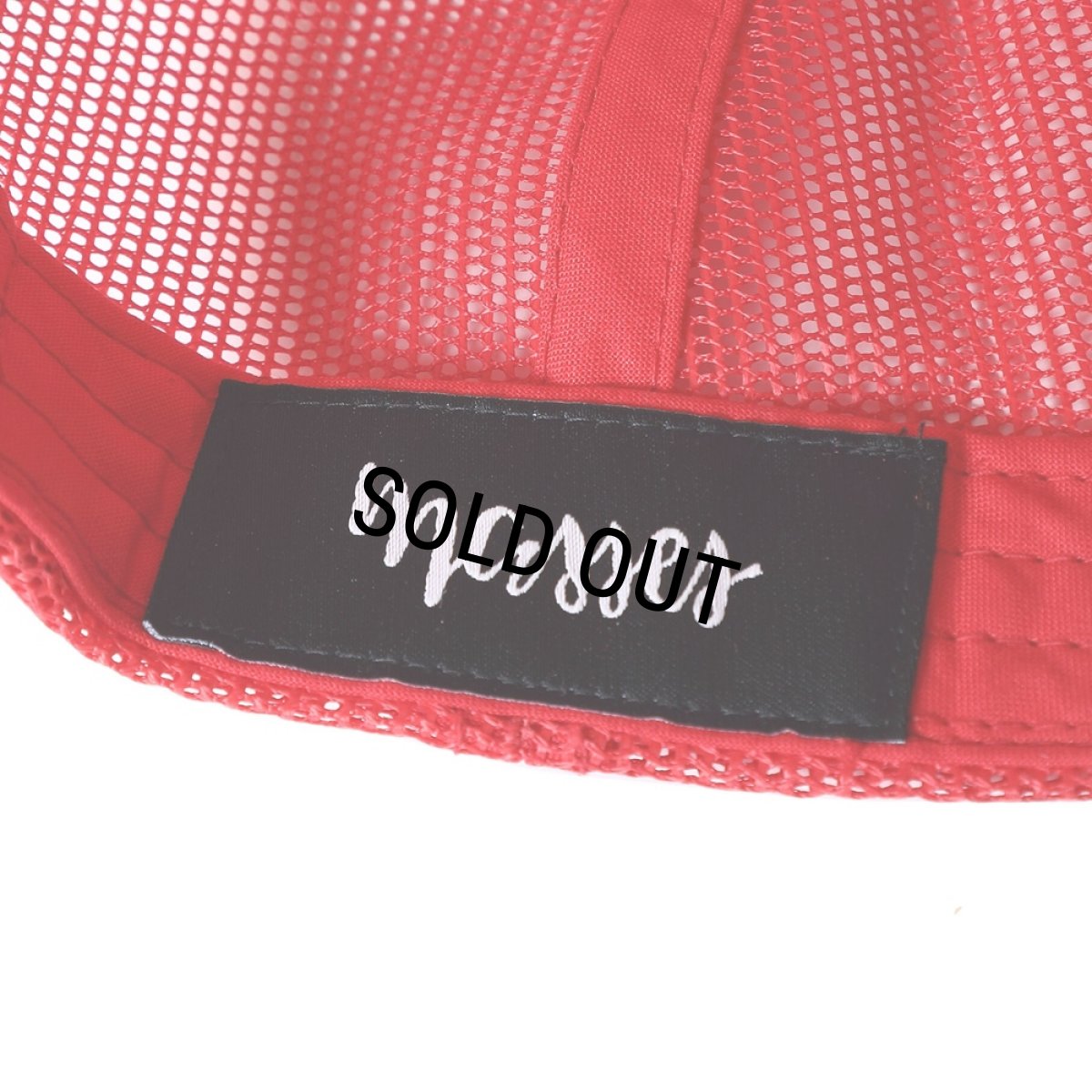 画像4: PORKCHOP/MESH CAP EAGLE P（×MASSES）（RED）［メッシュキャップ-24春夏］ (4)