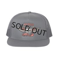 PORKCHOP/MESH CAP EAGLE P（×MASSES）（CHARCOAL）［メッシュキャップ-24春夏］