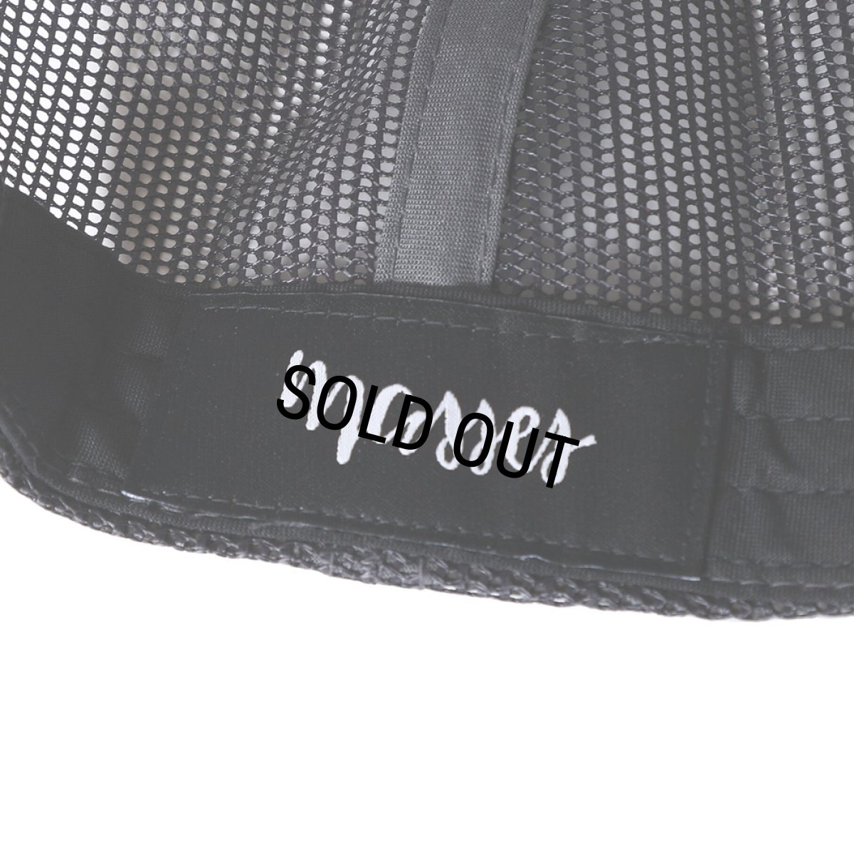 画像4: PORKCHOP/MESH CAP EAGLE P（×MASSES）（CHARCOAL）［メッシュキャップ-24春夏］ (4)