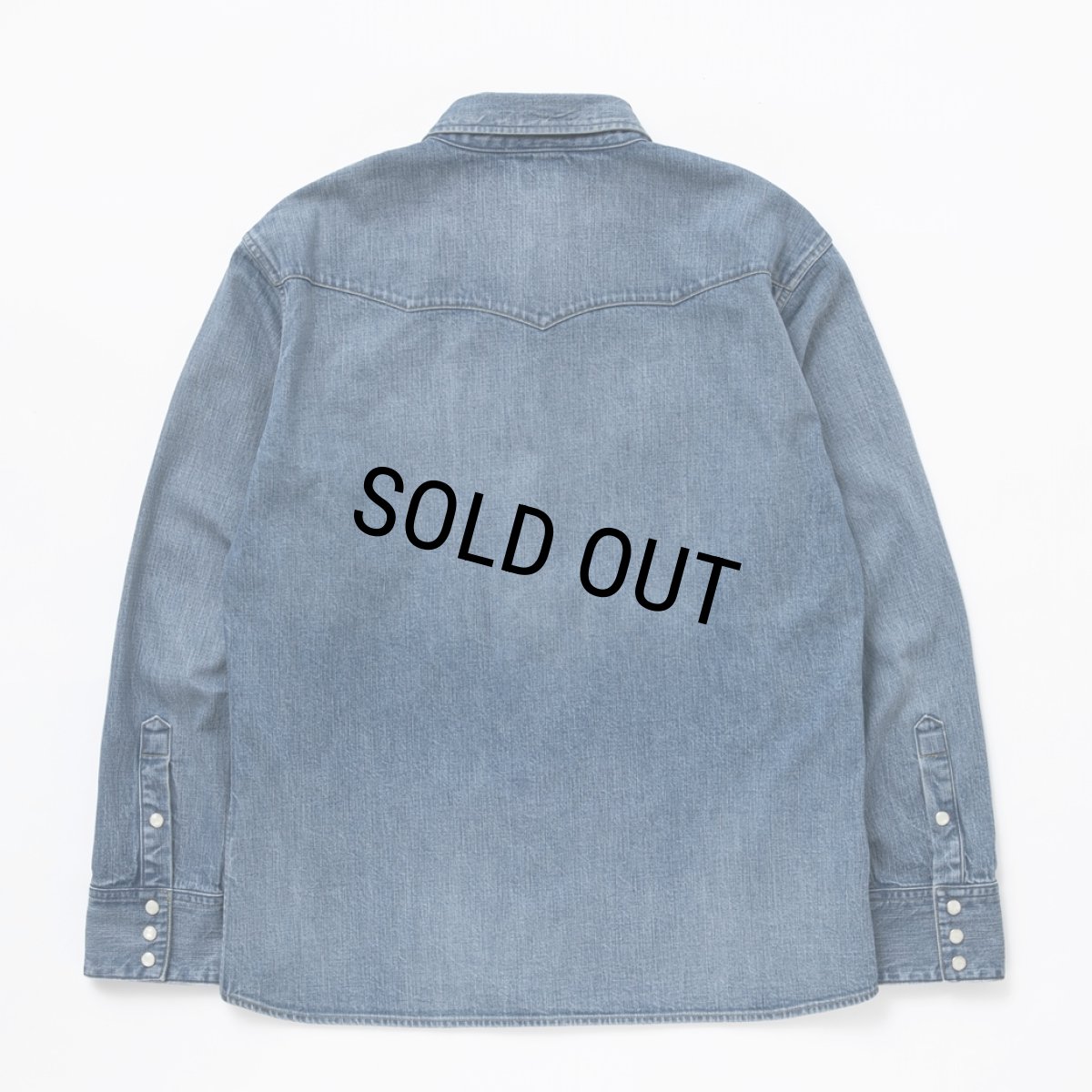 画像2: RATS/DENIM SHIRT（INDIGO）［デニムシャツ-24春夏］ (2)