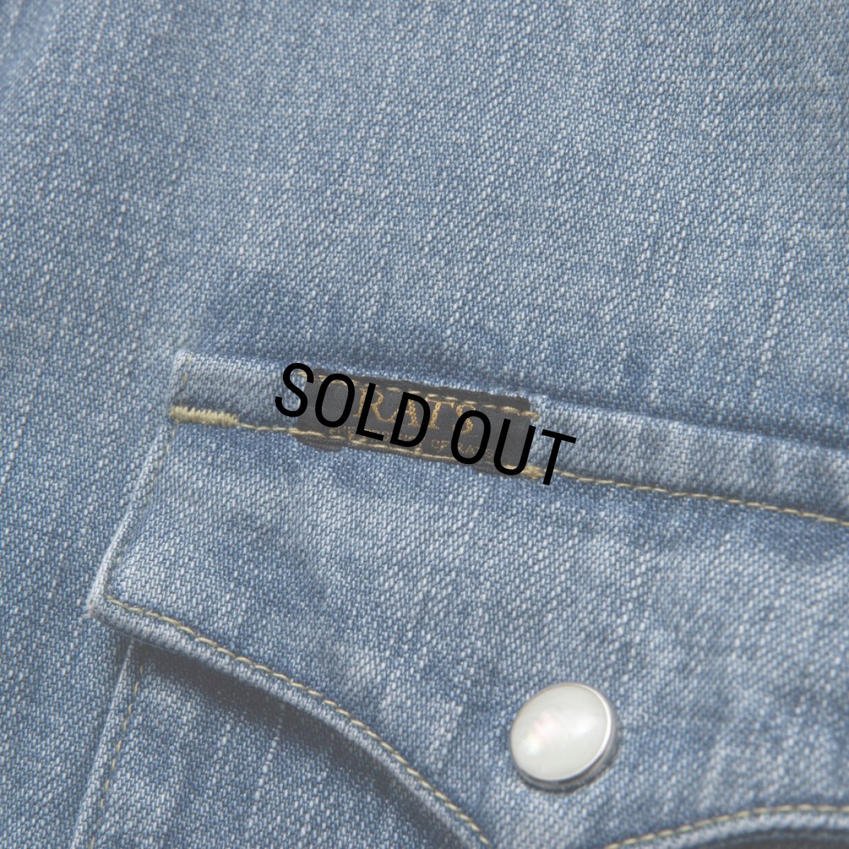 画像4: RATS/DENIM SHIRT（INDIGO）［デニムシャツ-24春夏］ (4)