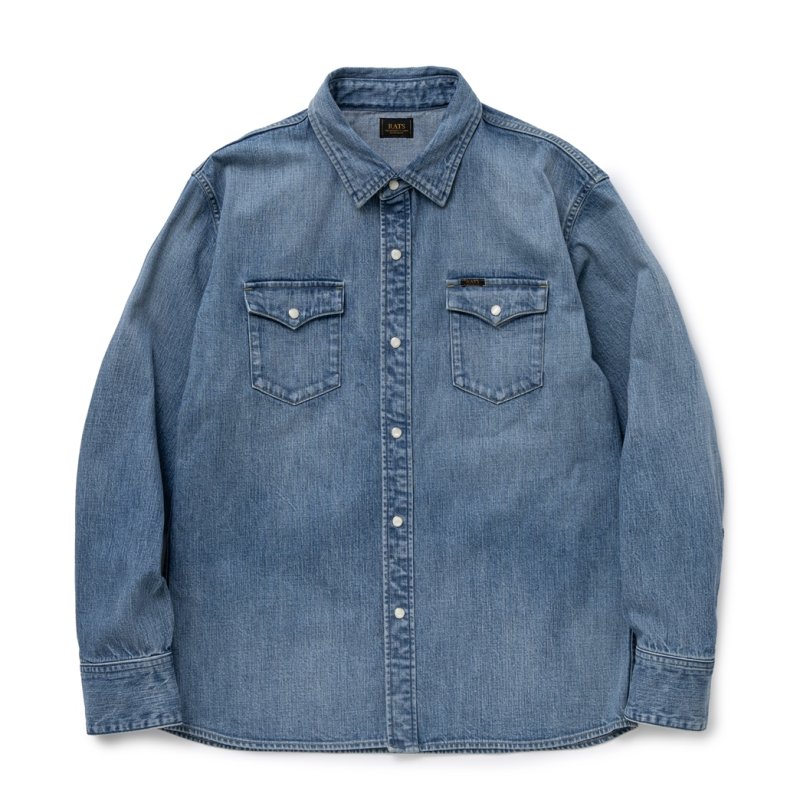 画像1: RATS/DENIM SHIRT（INDIGO）［デニムシャツ-24春夏］