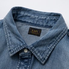 画像3: RATS/DENIM SHIRT（INDIGO）［デニムシャツ-24春夏］ (3)