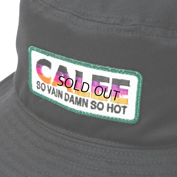 画像4: 【30%OFF】CALEE/EMBROIDERY & WAPPEN BUCKET HAT ＜TYPE C＞（Black/C）［バケットハット-24春夏］