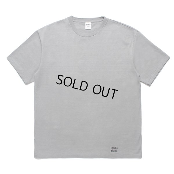 画像1: WACKO MARIA/WASHED HEAVY WEIGHT T-SHIRT（GRAY）［プリントT-24春夏］