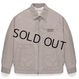 WACKO MARIA/MCGREGOR / NYLON DRIZZLER JACKET（L-BROWN）［ナイロンドリズラーJKT-24春夏］