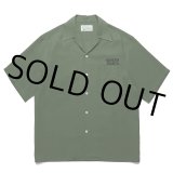 WACKO MARIA/50'S OPEN COLLAR SHIRT（GREEN）［50'Sオープンカラーシャツ-24春夏］