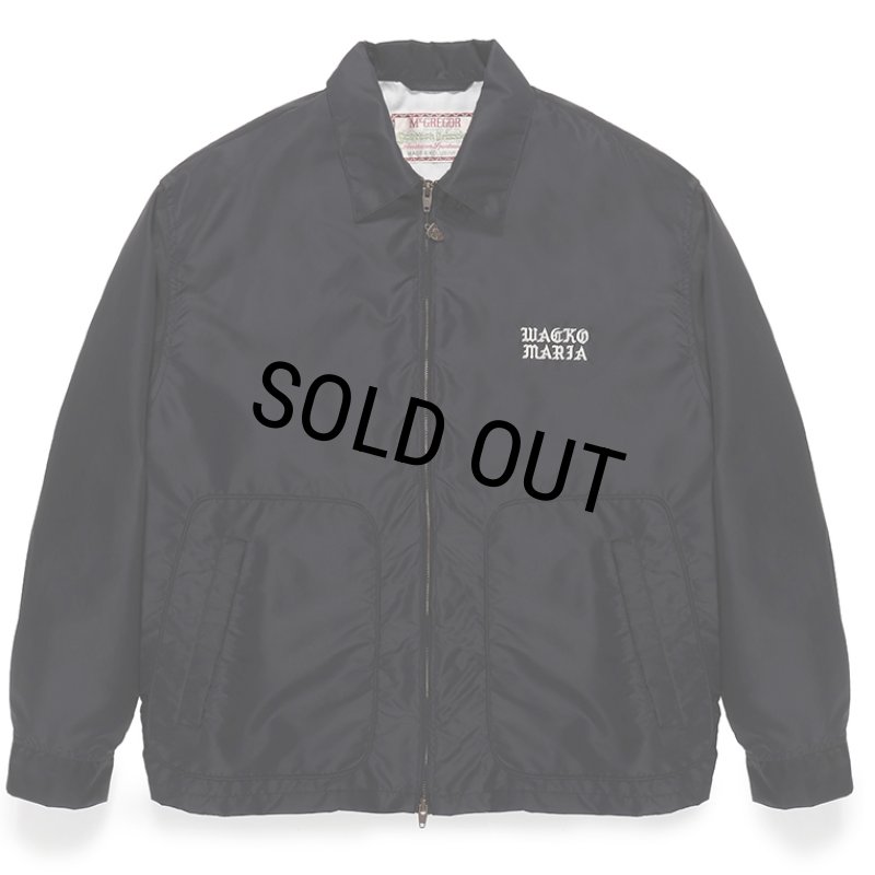WACKO MARIA/MCGREGOR / NYLON DRIZZLER JACKET（BLACK
