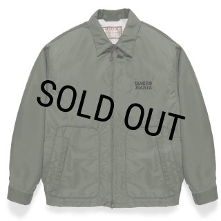 Sサイズ美品ワコマリア×マクレガーナイロンドリズラージャケットブルゾンキムタク WACKO MARIA/MCGREGOR / NYLON DRIZZLER JACKET（GREEN）［ナイロン