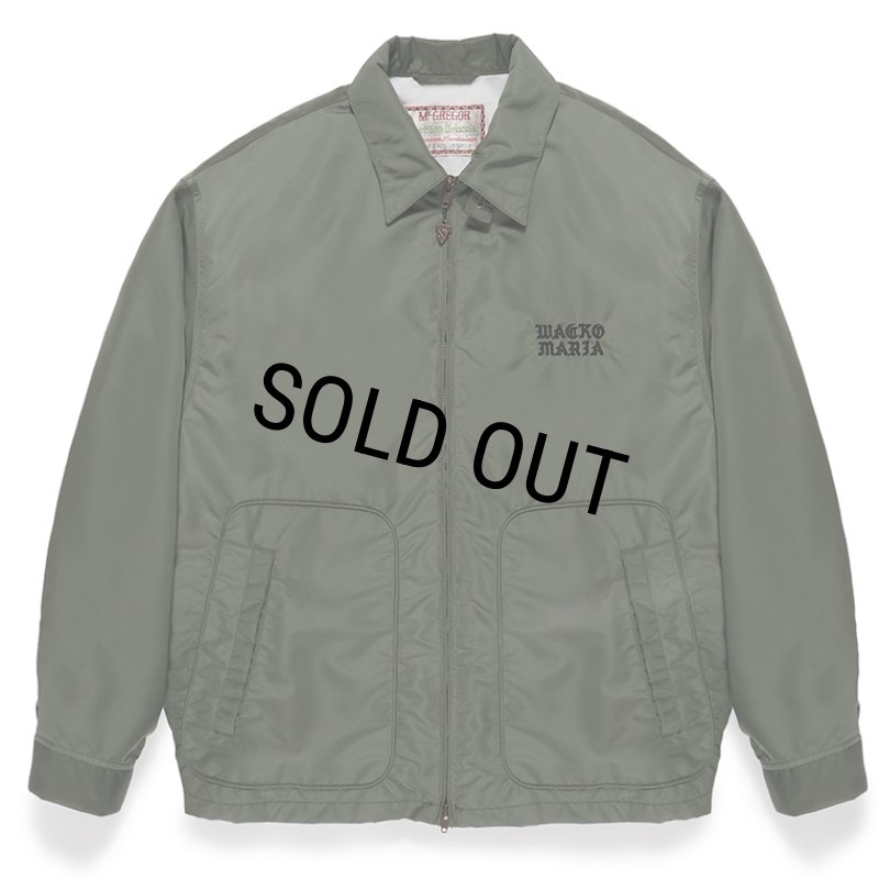 WACKO MARIA/MCGREGOR / NYLON DRIZZLER JACKET（GREEN）［ナイロン