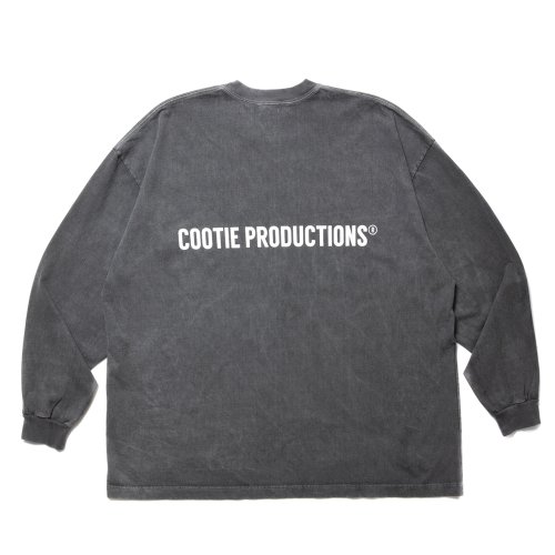 他の写真2: COOTIE PRODUCTIONS/Pigment Dyed L/S Tee（Black）［ピグメントダイ長袖T-24春夏］