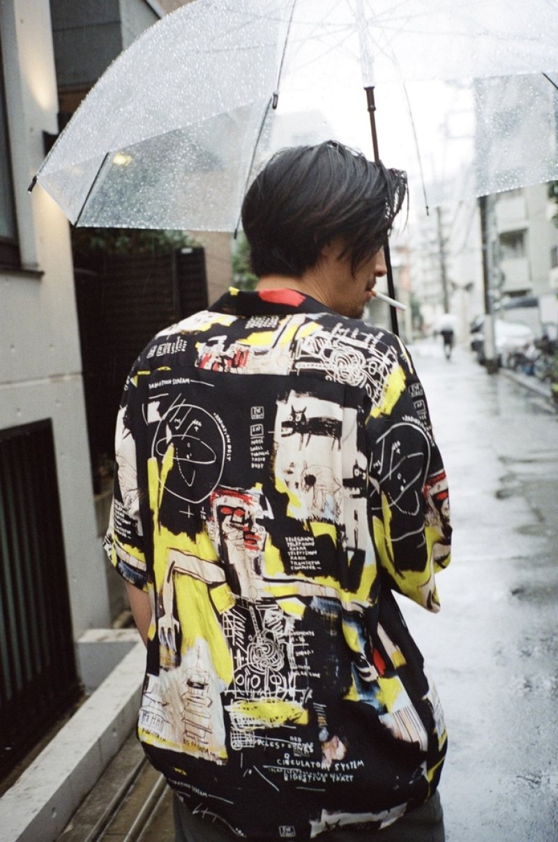 画像2: WACKO MARIA/JEAN-MICHEL BASQUIAT / HAWAIIAN SHIRT（TYPE-1）（ONE）［ハワイアンシャツ-24春夏］
