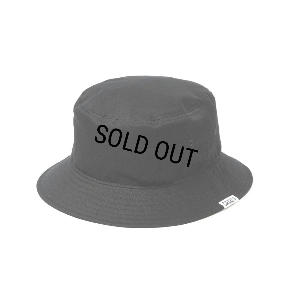 画像1: CALEE/EMBROIDERY & WAPPEN BUCKET HAT ＜TYPE B＞（Black/B）［バケットハット-24春夏］ (1)