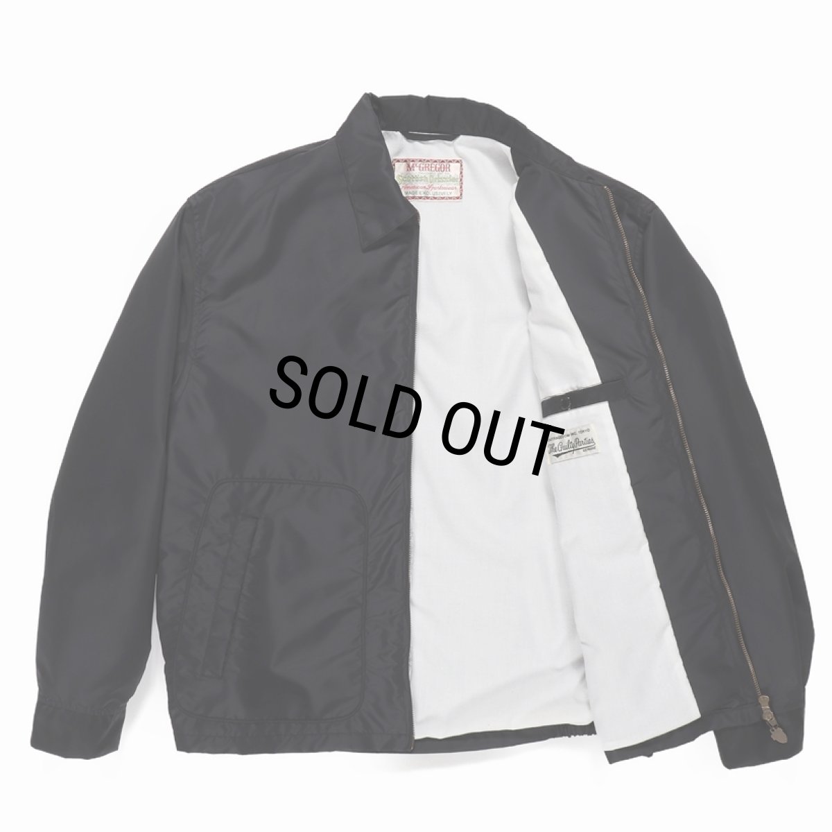 画像2: WACKO MARIA/MCGREGOR / NYLON DRIZZLER JACKET（BLACK）［ナイロンドリズラーJKT-24春夏］ (2)