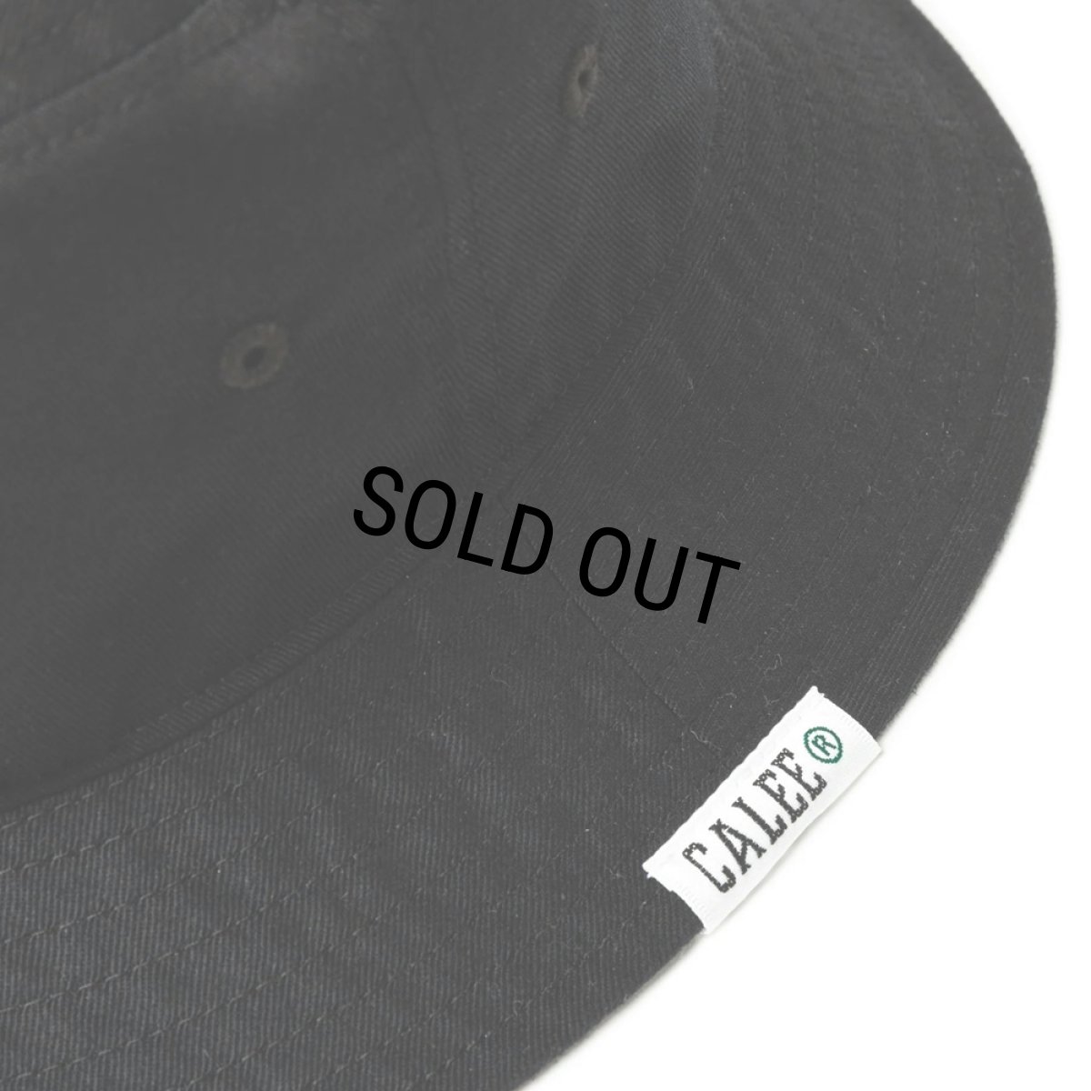 画像2: CALEE/EMBROIDERY & WAPPEN BUCKET HAT ＜TYPE B＞（Black/B）［バケットハット-24春夏］ (2)