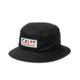 画像1: 【30%OFF】CALEE/EMBROIDERY & WAPPEN BUCKET HAT ＜TYPE C＞（Black/C）［バケットハット-24春夏］ (1)