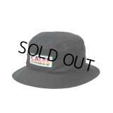 【30%OFF】CALEE/EMBROIDERY & WAPPEN BUCKET HAT ＜TYPE C＞（Black/C）［バケットハット-24春夏］