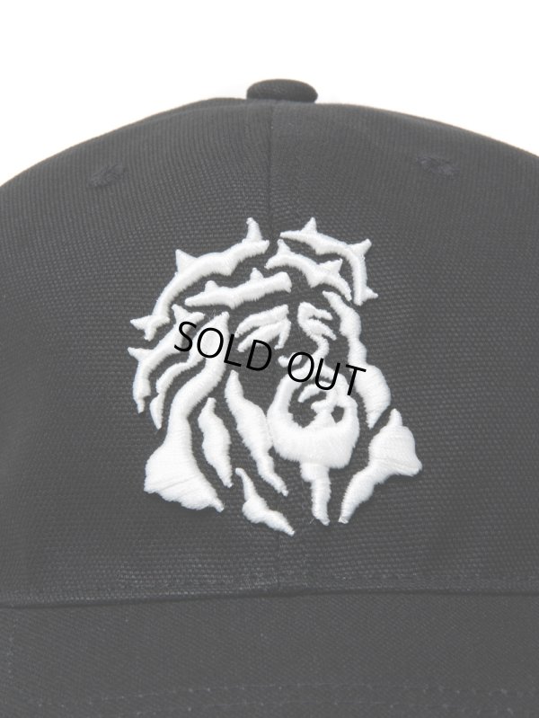 画像4: COOTIE PRODUCTIONS/Cotton OX 6 Panel Cap（Black/JESUS）［6パネルキャップ-24春夏］
