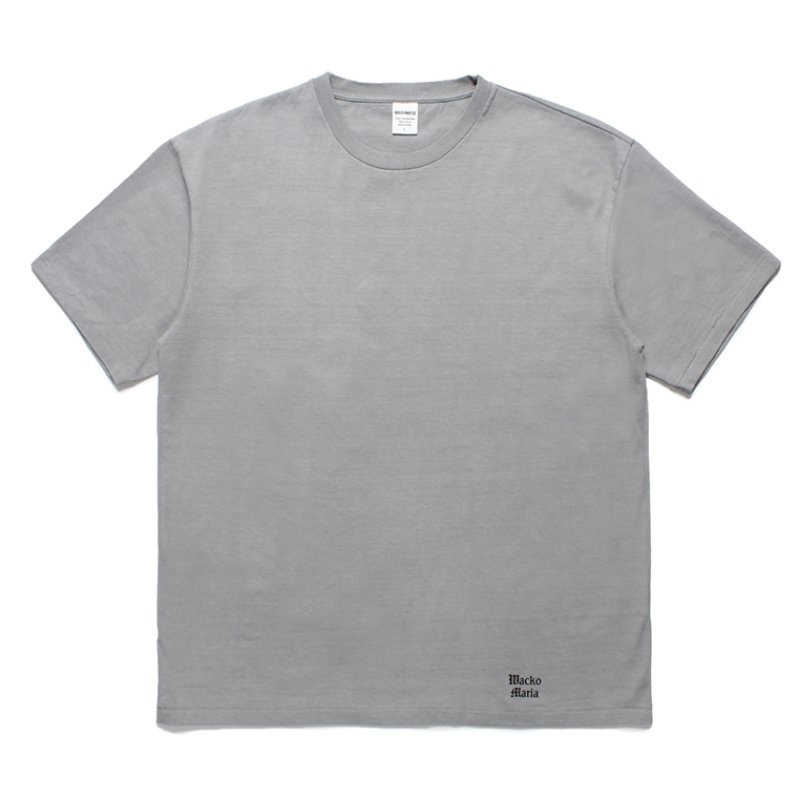 画像1: WACKO MARIA/WASHED HEAVY WEIGHT T-SHIRT（GRAY）［プリントT-24春夏］