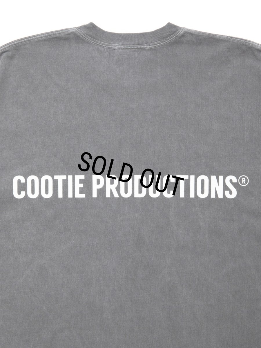 画像3: COOTIE PRODUCTIONS/Pigment Dyed L/S Tee（Black）［ピグメントダイ長袖T-24春夏］ (3)