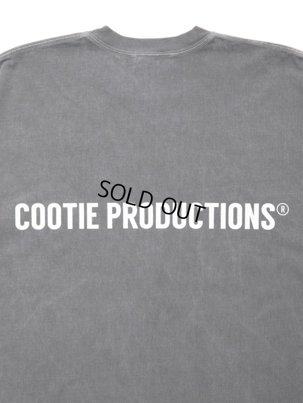 画像3: COOTIE PRODUCTIONS/Pigment Dyed L/S Tee（Black）［ピグメントダイ長袖T-24春夏］